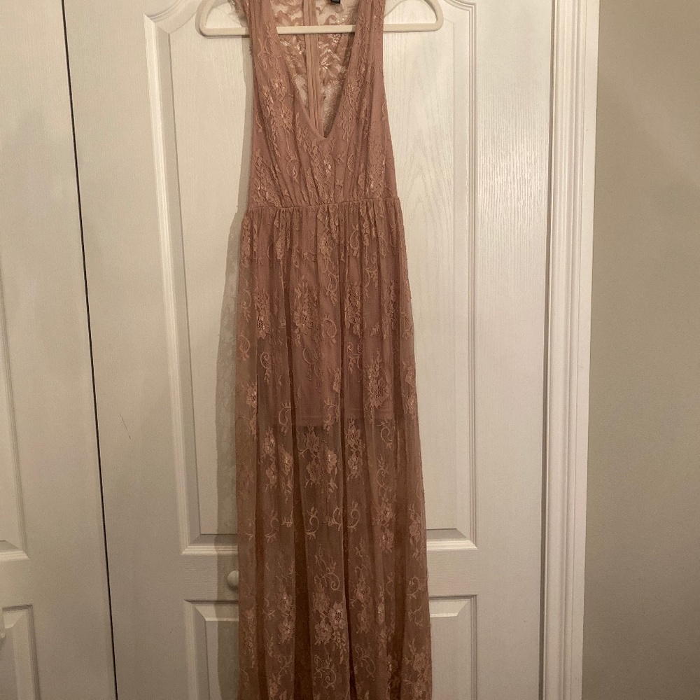 Mauve Lace Dress